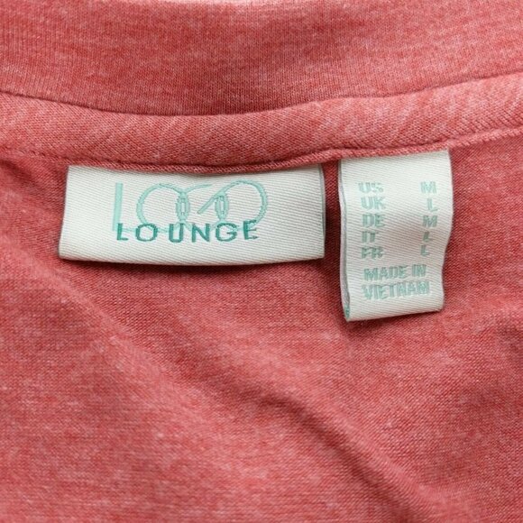 LOGO Lounge by Lori Goldstein Jersey Dress Medium Red - Picture 3 of 5
